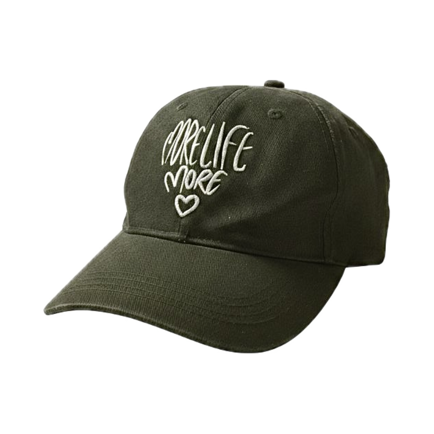 More Life More Love Cap: Green